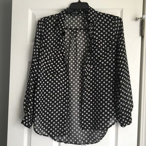 Forever 21 see-through button up top